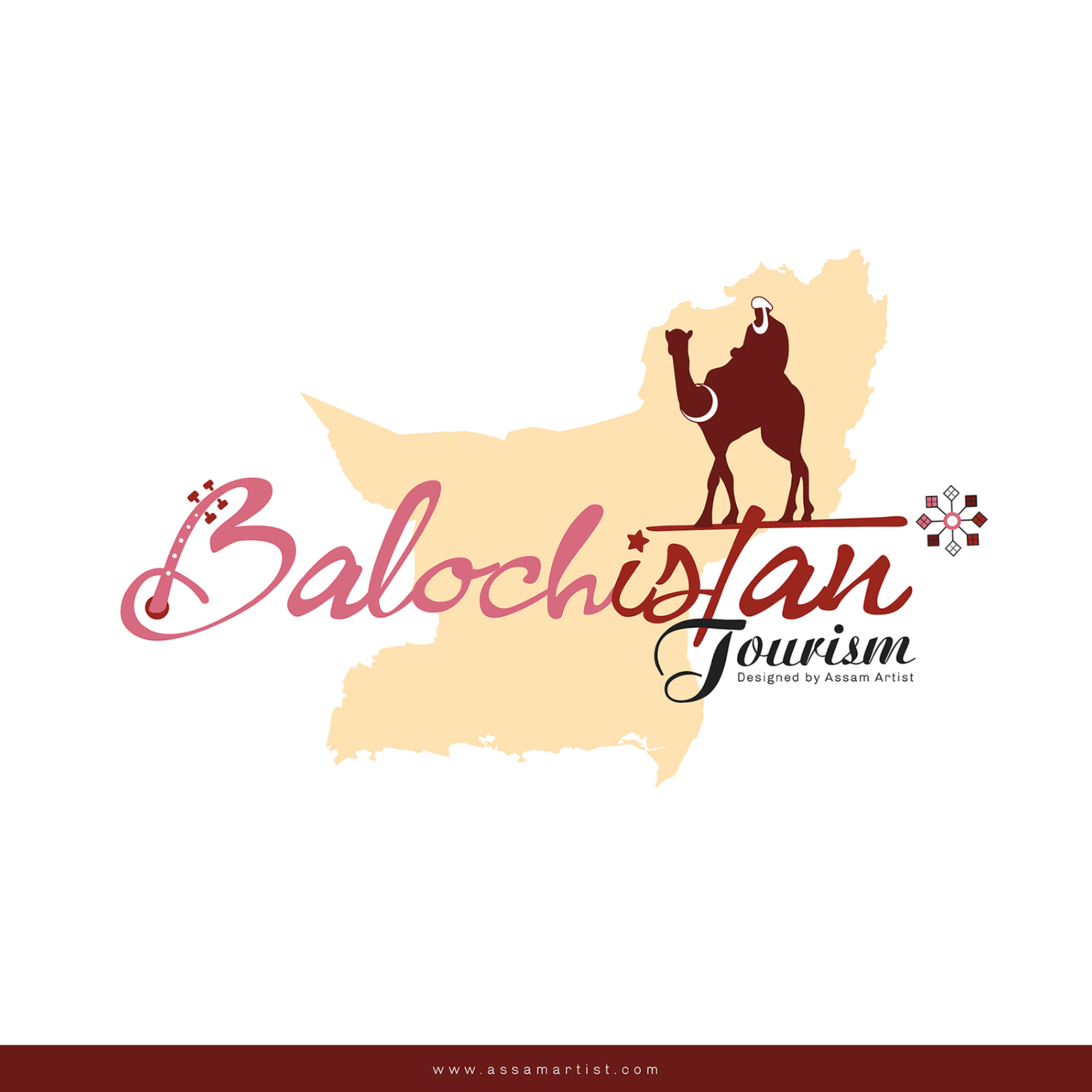 Balochistan tourism logo & Pakistan tourism logo