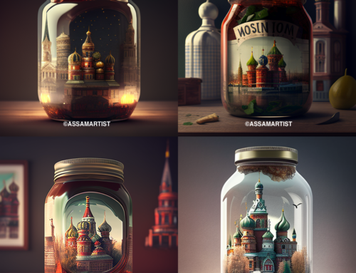 New York City and Moscow City in a JAR Ai Images