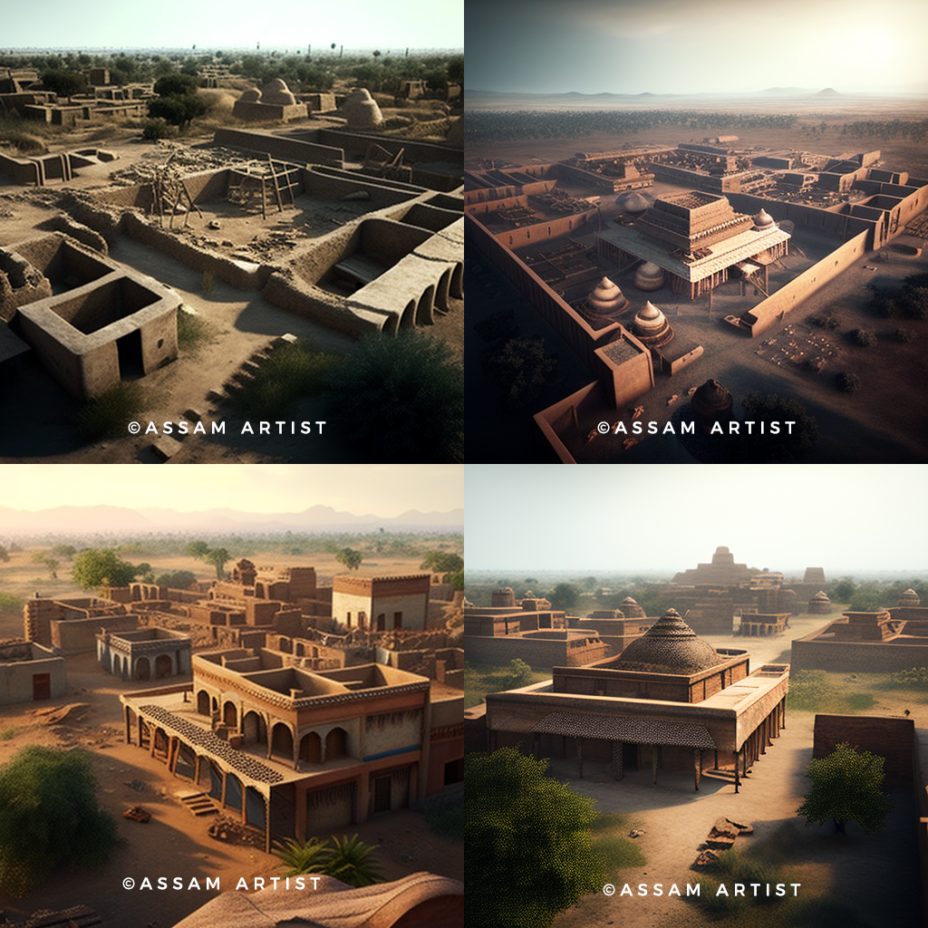 Harappa Civilization Ai Images by assam artist